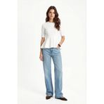 Ritnice Kadın Ella Beyaz Peplum Bluz