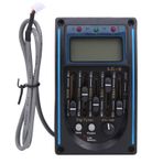 RiToEasysports 5 bant gitar pikap EQ ekolayzer Piezo pikap LCD ekran ayarlama fonksiyonlu gitar amplifikatörü