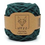 Ritzz Taranabilir Pamuk Makrome İpi 3mm Zümrüt Yeşili - 100 Gram