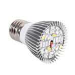 Riuty Wachsen Glühbirne, 85 V-265 V 5 Watt E27 Vollspektrum LED Wachsen Licht Wachsende Glühbirne für DIY Hydroponics Pflanze (1 Pack) für uv pflanzenlampe glühbirne stark