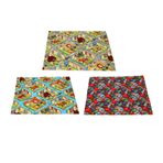 Riuulity Yumuşak Cilt Dostu Nefes Alabilir Pamuklu Baskı Kapitone Kumaş DIY Craft Çanta Giysileri Için, 3'lü Set, 30 X 35cm, Modaya Uygun Baskılar, Çoklu Uygulama, Hediyeler Yapın