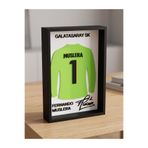 Riva Self Galatasaray Fernando Muslera 3D Yazıcı Baskı Çerçeve Tablo - 14x21.5 cm - Efsane Kaptan Tasarım