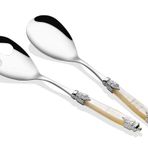 Rivadossi Arianna Chrome Krem Salata Servis Seti