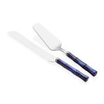 Rivadossi Bamboo Mavi Pasta Servis Seti
