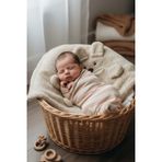 Rivaİstanbul Ayıcık Figürlü Peluş Bebek Battaniyesi