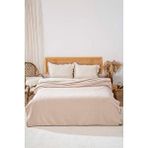 Rivaİstanbul Bej Valencia Sherpa Çift Kişilik Peluş Battaniye