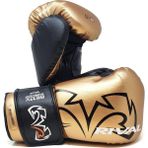 Rival Boks Eldiven , Kickbokseldiven , Muaythai Eldiven - Altın - 12 oz