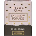 Rival Loves Me Suya Dayanıklı No:05 Ash Brown Kaş Pomadı