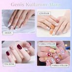 Rivano 12 Renk Oje Sanatı Kalemi Seti, Su Bazlı Hızlı Kuruyan Tırnak Kalemi, Çocuklar Yetişkinler İçin Kolay Tırnak Boyama Nail Tasarım Set