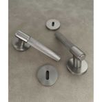 Rivax Meta Inox Zamak Yuvarlak Rozetli Oda Kapı Kolu 1 Takım - İnox