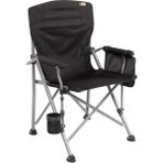 River Side Katlanabilir Kamp Sandalyesi - Siyah - 6456 Ecorce Tube Marron - Polyester