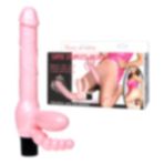 River World Çift Taraflı Strapon Belden Bağlamalı G-Spot Vibratör Anal Plug - 1