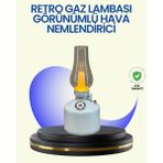 Rivera Tech Rvrhb 280 ml Tanklı Retro Gaz Lambası Difüzör USB Şarjlı Hava Nemlendirici - Ahşap - 1
