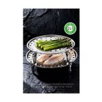 Rivera Tech Rvrhb 2'li Set Inox Çelik Ayaklı Buharlı Pişirme Aparatı - 24+28 cm Çok Amaçlı Tencere Iç - 1 lt