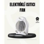 Rivera Tech Rvrhb Mini Elektrikli Isıtıcı – Taşınabilir Fanlı Isıtma Sistemi - 1 W