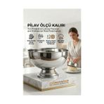Rivera Tech Rvrhb Profesyonel 13 cm Çapında Pilav Kalıbı - Helva Kalıbı 304 Paslanmaz Çelik 723024 - 1 lt