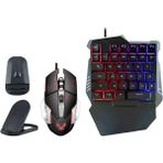 Rivera Tech Rvrstr4 G508 Pubg Klavye Mouse Set ZR1134 - Renkli