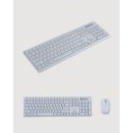 Rivera Tech Rvrtch Kablosuz Klavye ve Mouse Seti - Ergonomik Tasarım, Sessiz Kullanım, Geniş Uyumluluk - Altın