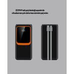 Rivera Tech Rvrtch Powerbank 20000 Mah Dijital Ekranlı ve Çok Kablolu Hızlı Şarj Cihazı - Çok Renkli