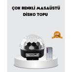 Rivera Tech Rvrtch Rgb LED Disko Topu Projektör – Ev Partileri, Doğum Günleri ve Eğlence Için Işık Şo - 1