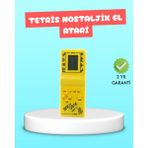 Rivera Tech Rvrtch Taşınabilir El Aterisi Gameboy – Klasik Tetris Oyunu, Pil ile Çalışan Mini El Konsolu