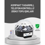 Rivera Tech Rvrtch Uzaktan Kumandalı Rgb LED Disko Topu Bluetooth Hoparlörlü - 1