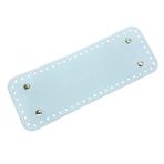 Rivetli Deri Çanta Tabanı Dikdörtgen 23 * 8,4 cm Beyaz
