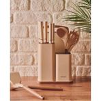 Rivo Home Decor Venita Standlı Servis Seti - Bej