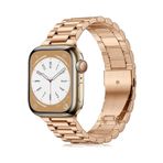 Rivor Apple Watch Seri 9 8 7 6 5 4 3 2 1 SE 42-44-45mm Uyumlu Kordon Paslanmaz Şık Çelik Tasarım Kayış