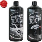 Riwax 2'li Pasta Cila Seti RX02 Kalın Pasta + RX10 Boya Koruma 1 kg – Profesyonel Araç Yüzey Bakımı - (ClearEyelets)Black-RadiantOrchid