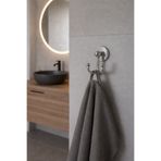 RİYA HOME EV & DEKORASYON Krom Çatal Bornozluk Askısı, Havlu Askısı, Banyo Askısı