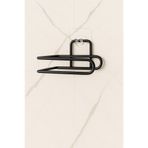 RİYA HOME EV & DEKORASYON Sticker Yapışkanlı Siyah Açık Tuvalet Kağıtlığı Wc Kağıtlık Tutucu