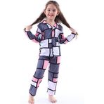 Riysgiyim Baskılı Kız Çocuk Pijama Takımı