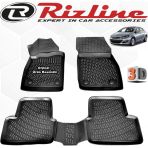 Rizline Astra J SD 2012-2018 Siyah 3D Havuzlu Paspas Bagaj Havuzu