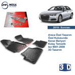 Rizline Audi A4 B9 2016+ Siyah Bagaj Havuzu Paspası