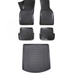 Rizline Audi A4 Siyah 2001-2008 3D Bagaj Havuzu ve Paspas