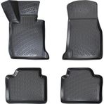 Rizline BMW 4 Serisi F32 2013-2020 ile Uyumlu Siyah Renk 3D Oto Paspas