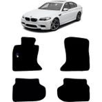Rizline Bmw 5 Serisi F10 2010 2013 Halı Paspas Siyah M Logolu