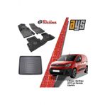 Rizline Citroen Berlingo 2019 Sonrası 3D Havuzlu Paspas + Bagaj Havuzu