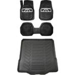 Rizline Citroen C-Elysee 2020 Model Siyah 3D Bagaj Havuzu + 3D Havuzlu Paspas