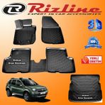 Rizline Dacia Duster 4x4 2010-2017 3D Paspas Bagaj Havuzu