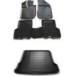 Rizline Dacia Logan MCV 2004-2012 Siyah 3D Havuzlu Paspas + Bagaj Havuzu