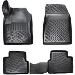 Rizline Fiat Doblo Panelvan (2 Parça) 2010–2015 Uyumlu Oto Paspas - Siyah