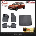 Rizline Fiat Egea Cross Hb 3D Havuzlu Paspas ve Bagaj Havuzu Stepneli 2020-2021-2022-2023-2024-2025 - Siyah