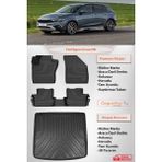 Rizline Fiat Egea Cross/hb 2020 ve Sonrası 3D Premium Havuzlu Paspas ve Bagaj Havuzu - Siyah