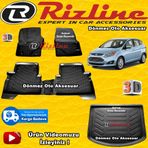 Rizline Ford C-max Havuzu 2011-2015 Siyah 3D Bagaj Havuzu
