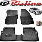 Rizline Ford Focus 2 Sedan 2005 - 2011 Arası Siyah 4'lü Set 3D Havuzlu Paspas