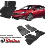 Rizline Ford Focus 4 2015-2018 3D Havuzlu Paspas