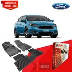 Rizline Ford Focus için 3 3D Oto Havuzlu Paspas
