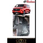 Rizline Ford Tourneo Custom Şoför+2 Yolcu Koltuğu 2018 Model 3D Havuzlu Paspas
